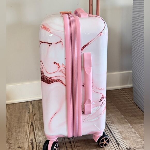 Thalia Sodi 🔥🎉Marble Swirl 22" Carry-on Expandable Luggage, suitcase travel ba - Picture 13 of 16